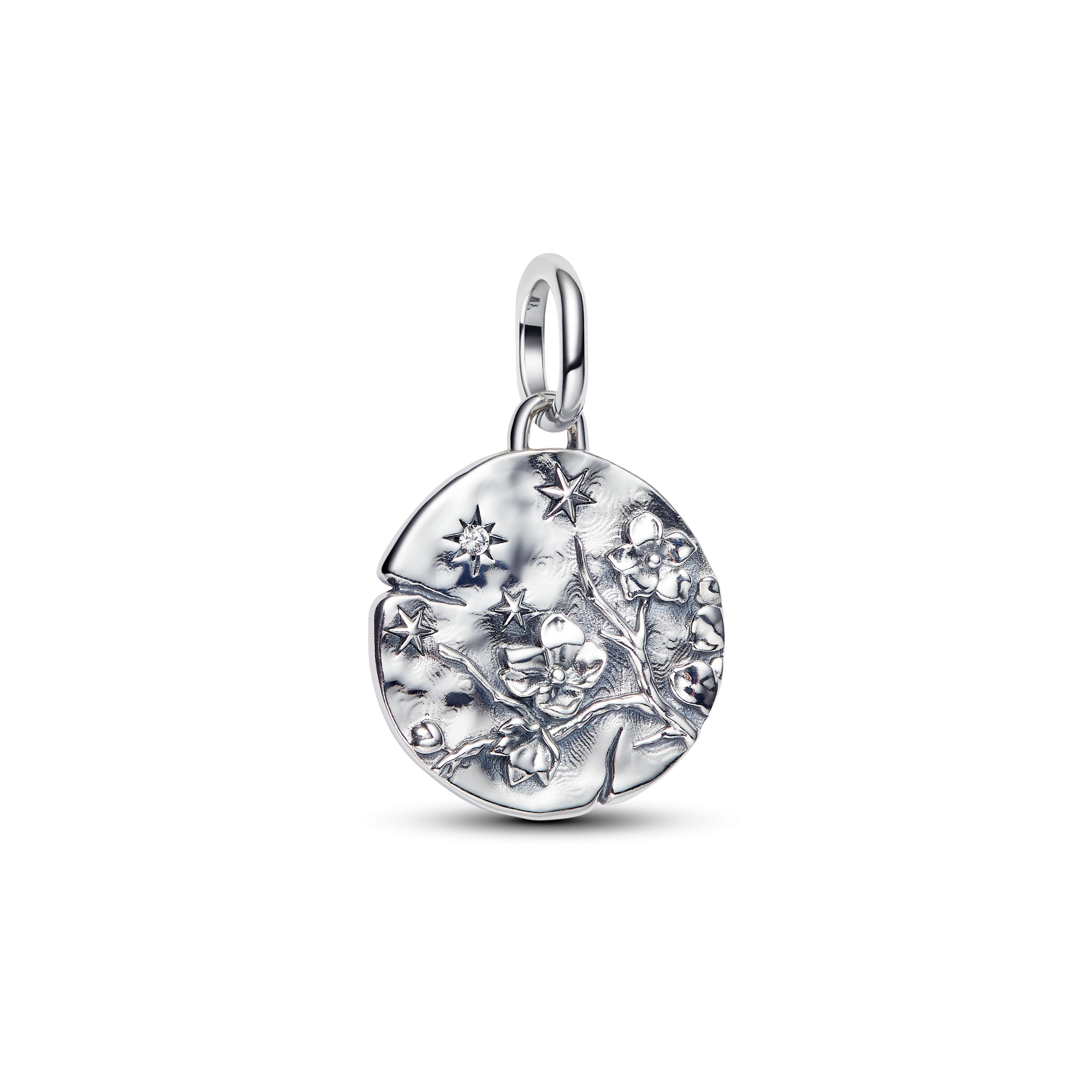 Cherry Blossom Medallion Charm