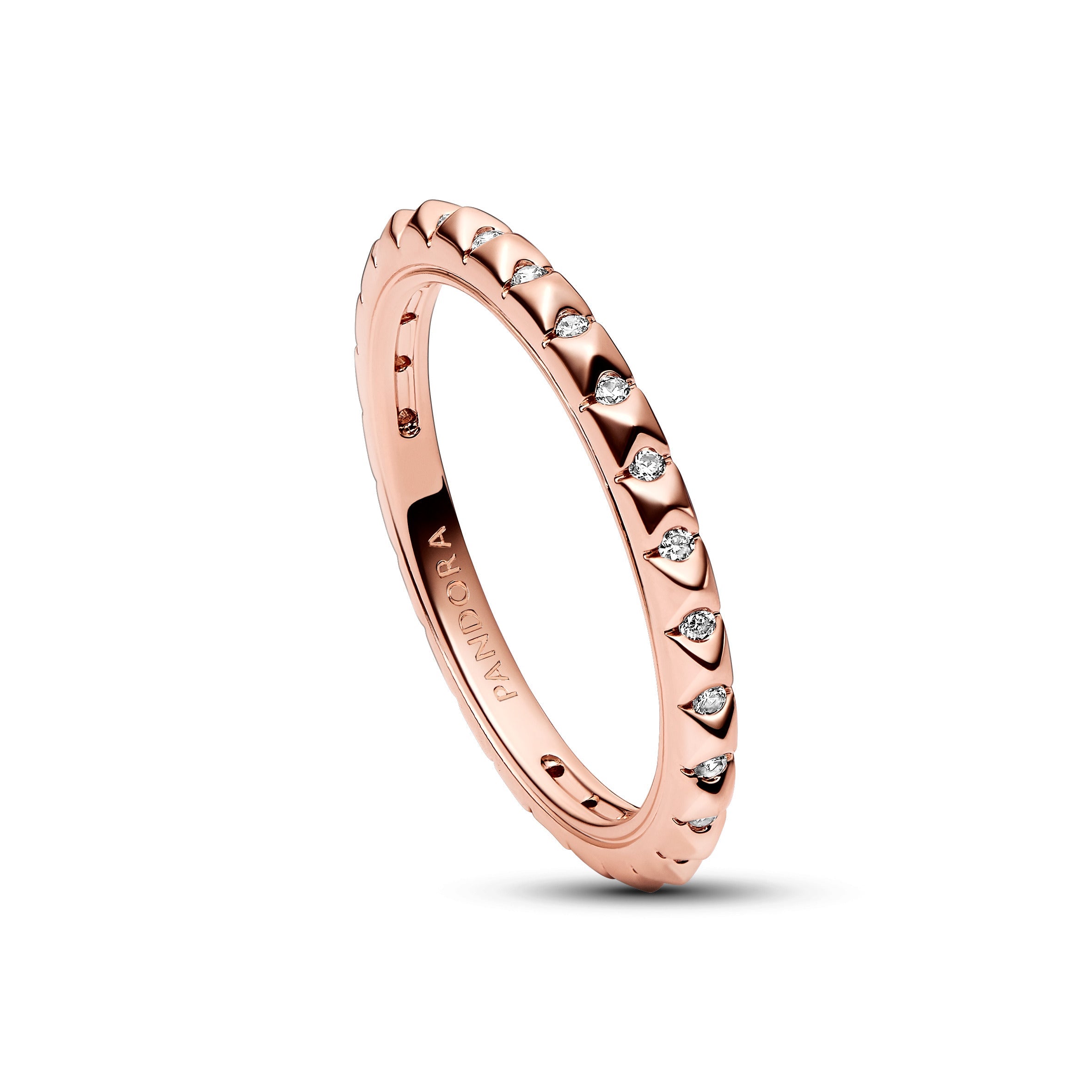Pandora ME Pyramids Ring - 14k Rose Gold Plated