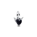 Winged Heart Mini Dangle Charm