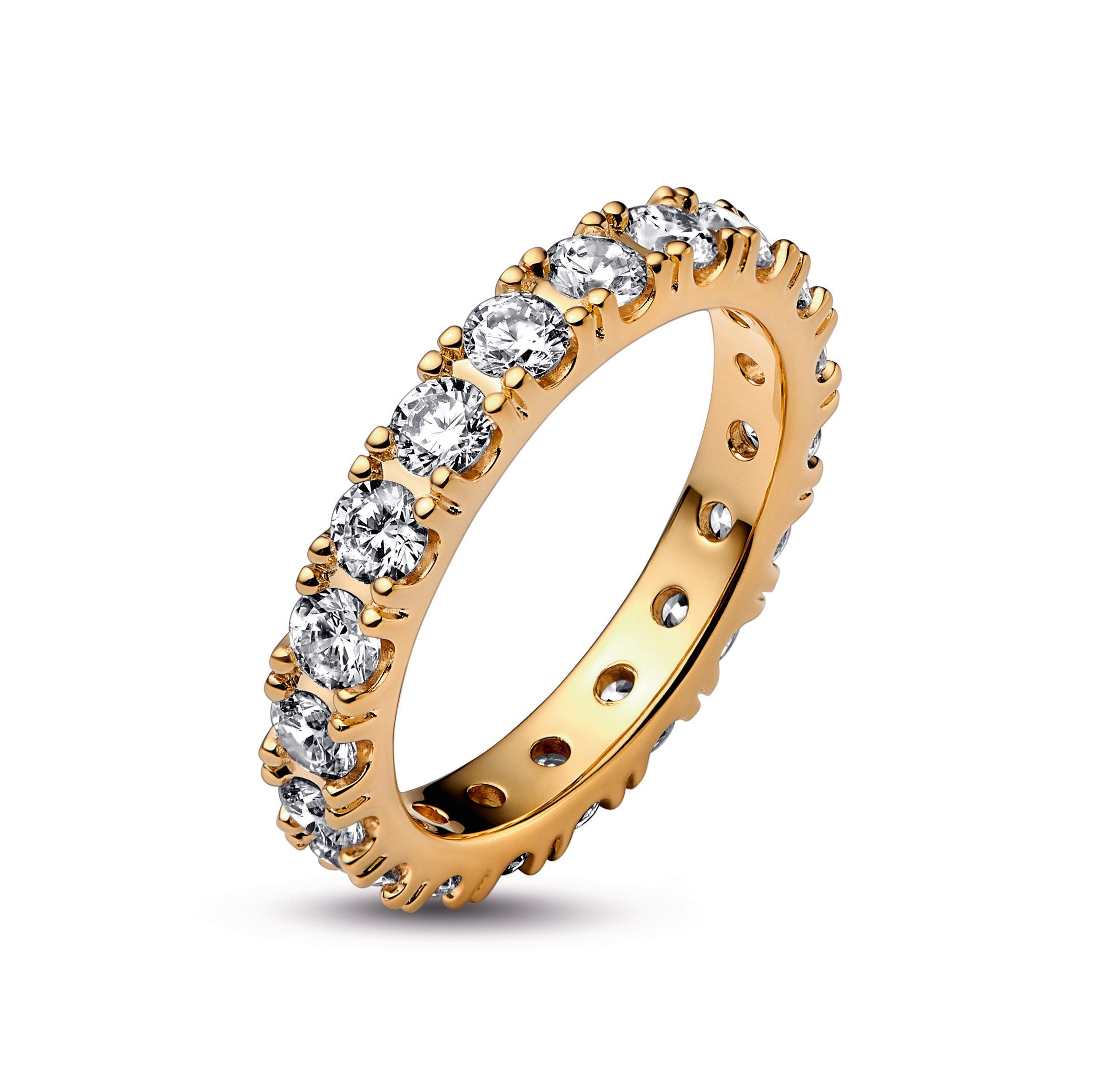 Sparkling Row Eternity Ring