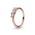 Clear Three-Stone Ring