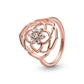Rose Petals Statement Ring