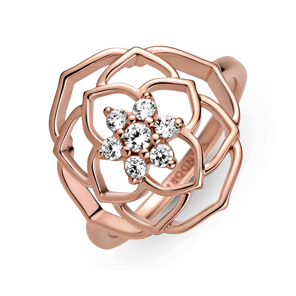Rose Petals Statement Ring