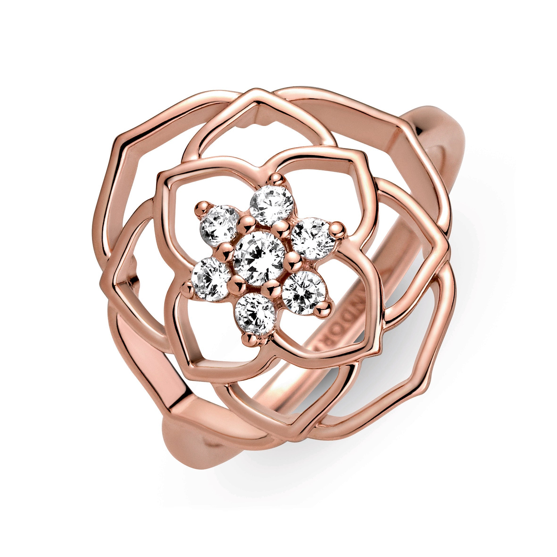 Rose Petals Statement Ring