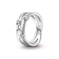 Sparkling Triple Band Ring