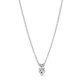 Double Heart Pendant Sparkling Collier Necklace