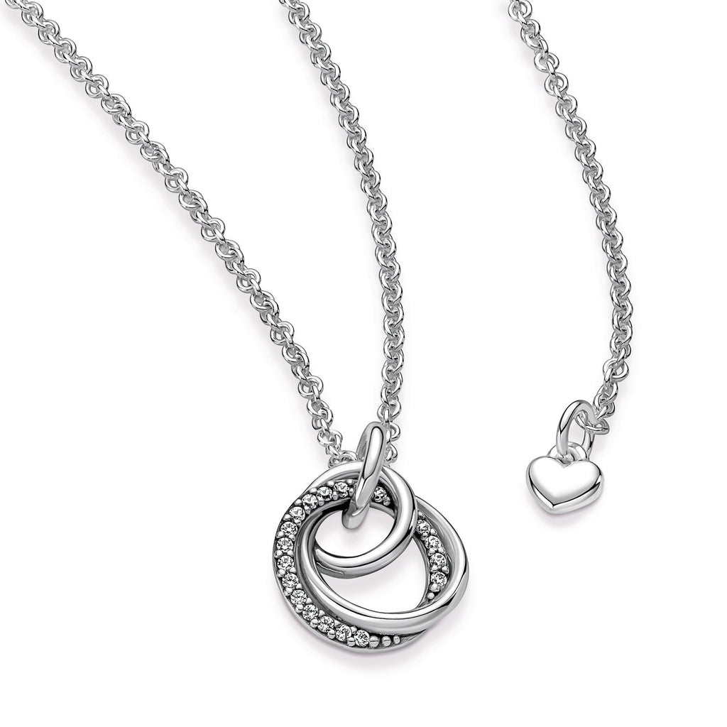 Family Always Encircled Pendant Necklace