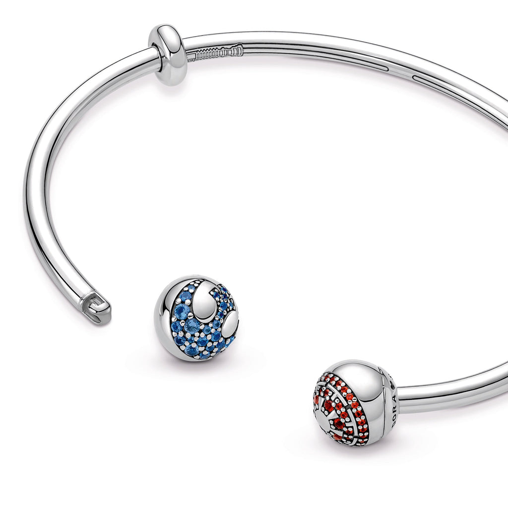Pandora Moments Star Wars™ Light & Dark Side Logo Open Bangle