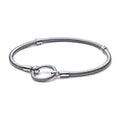 Pandora Moments O Closure Snake Chain Bracelet