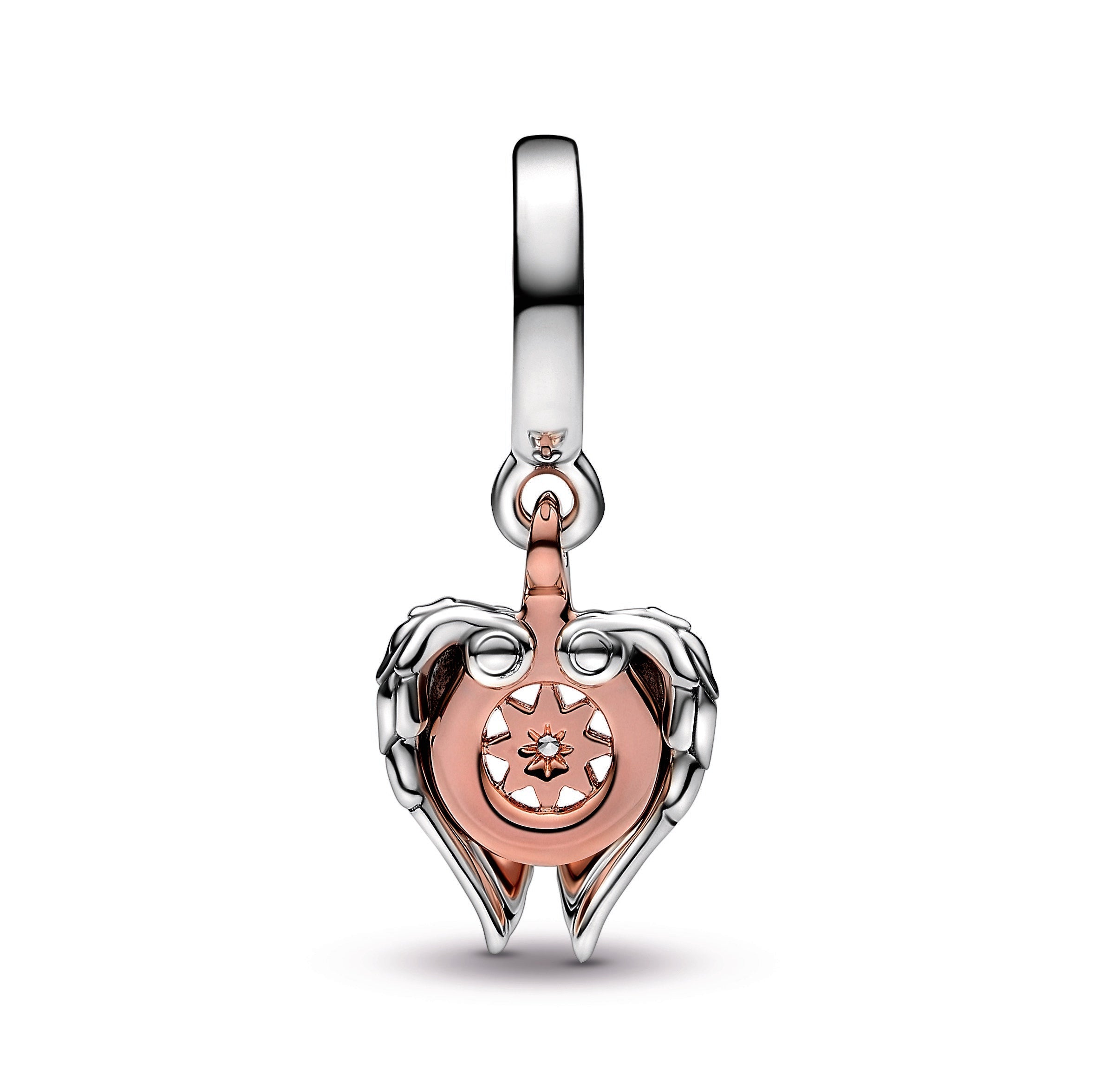 Celestial Compass Angel Wings Dangle Charm