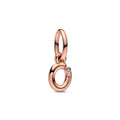 Letter o Script Alphabet Dangle Charm