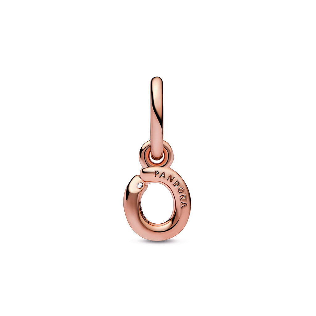 Letter o Script Alphabet Dangle Charm