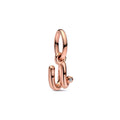 Letter u Script Alphabet Dangle Charm