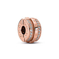 Sparkling Pavé Lines and Logo Clip