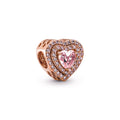 Sparkling Levelled Heart Charm