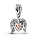 Pandora Club 2021 Angel Wings & Heart Dangle Charm