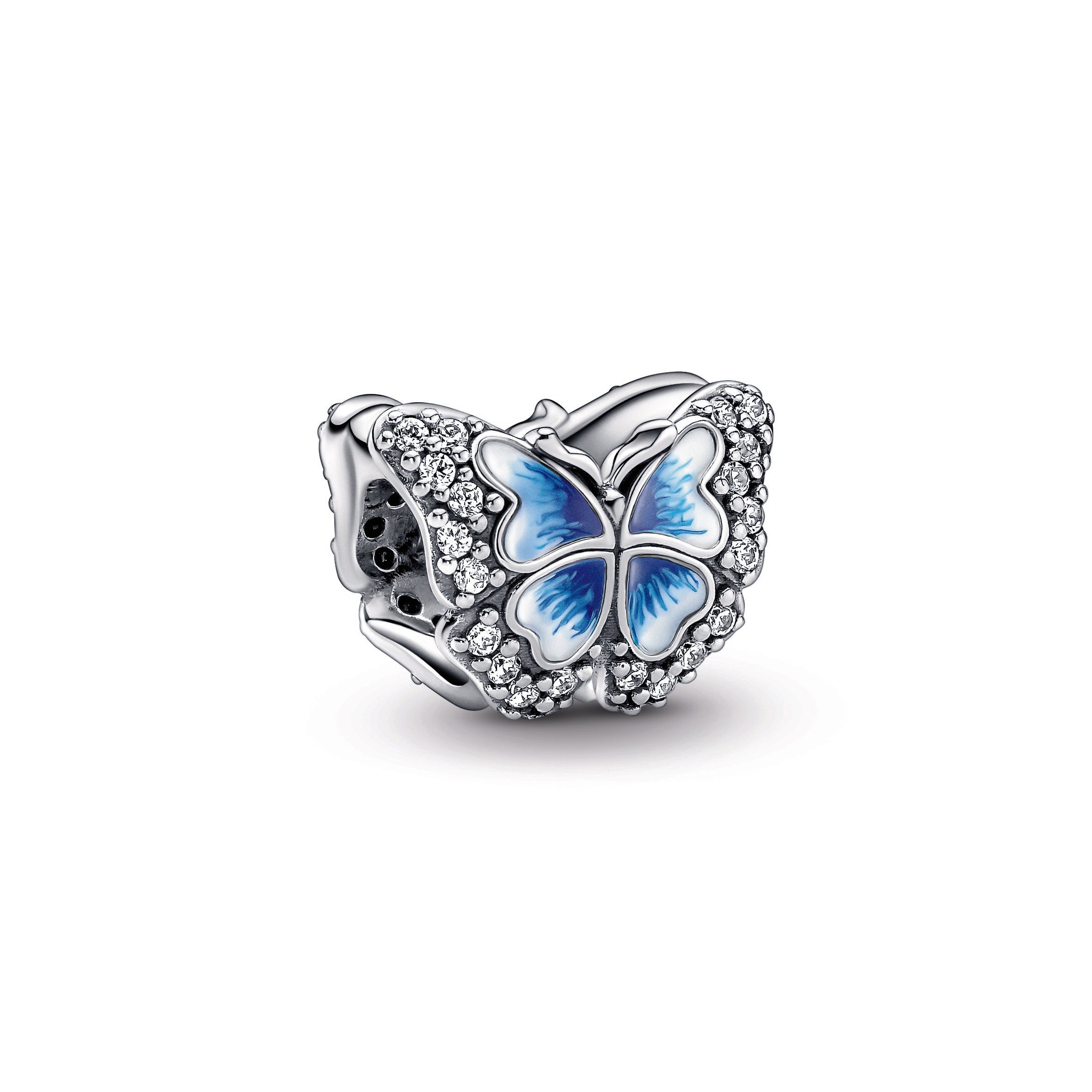 Blue Butterfly Sparkling Charm