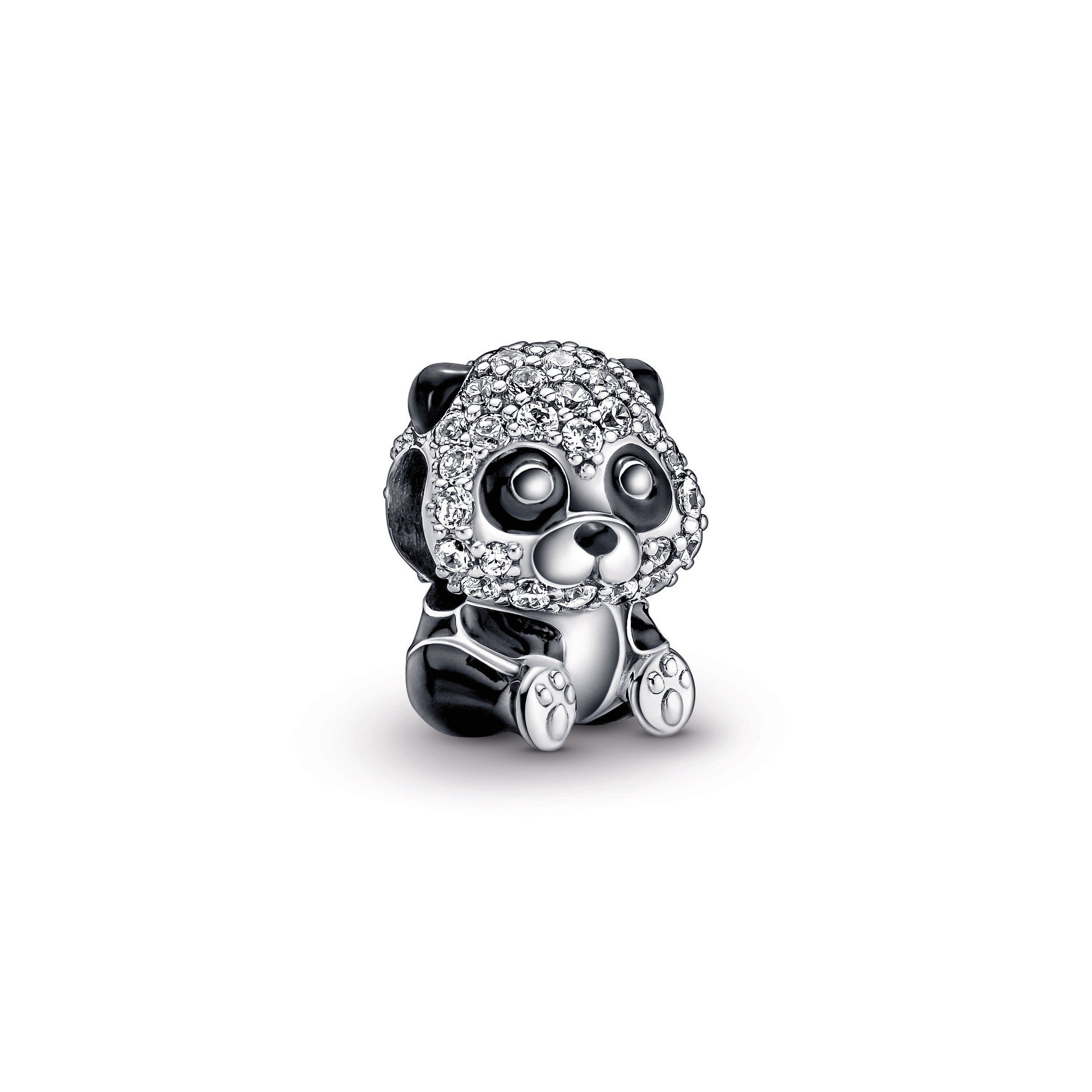 Sparkling Cute Panda Charm