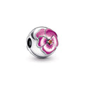 Pink Pansy Flower Clip Charm