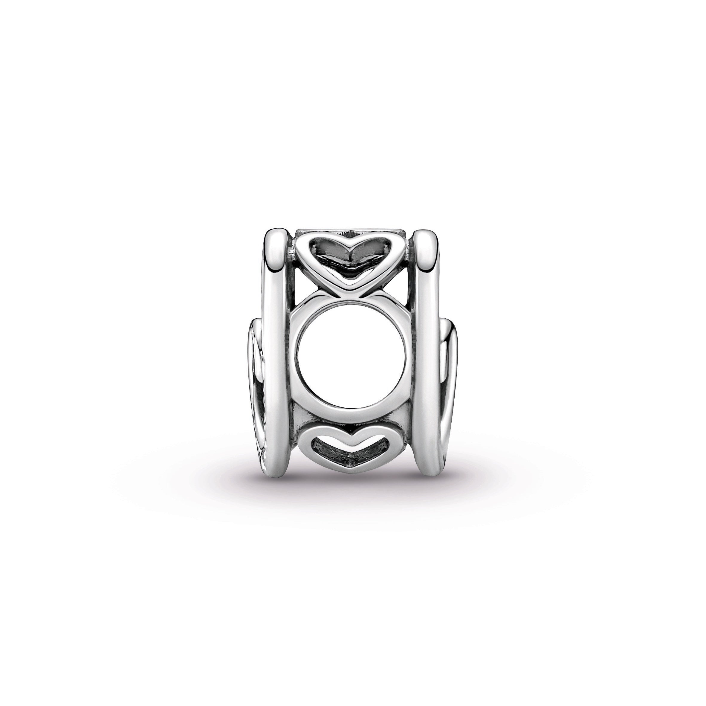 Entwined Infinite Hearts Charm