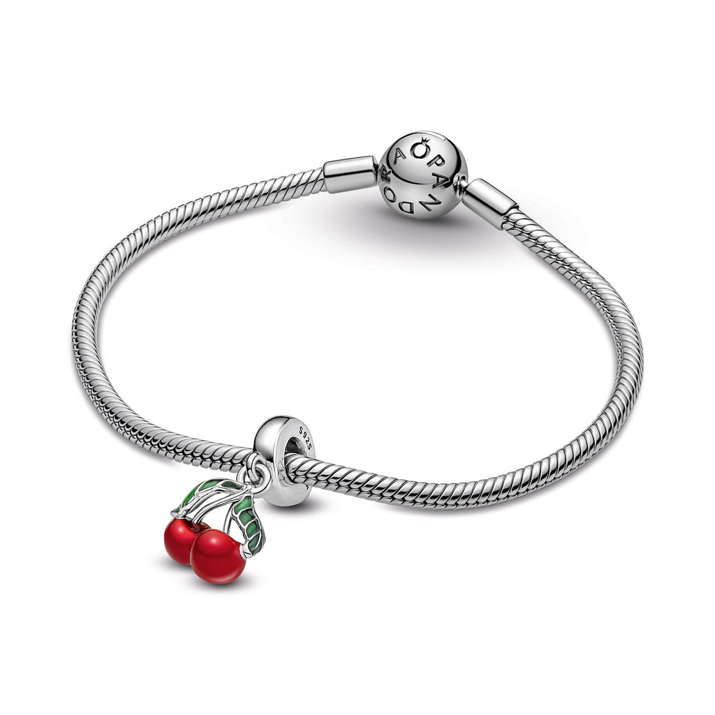 Asymmetrical Cherry Fruit Dangle Charm