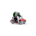 Festive Car & Christmas Tree Charm