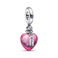 Love Potion Murano Glass Heart Dangle Charm