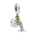 Two-tone Birthday Candle Dangle Charm
