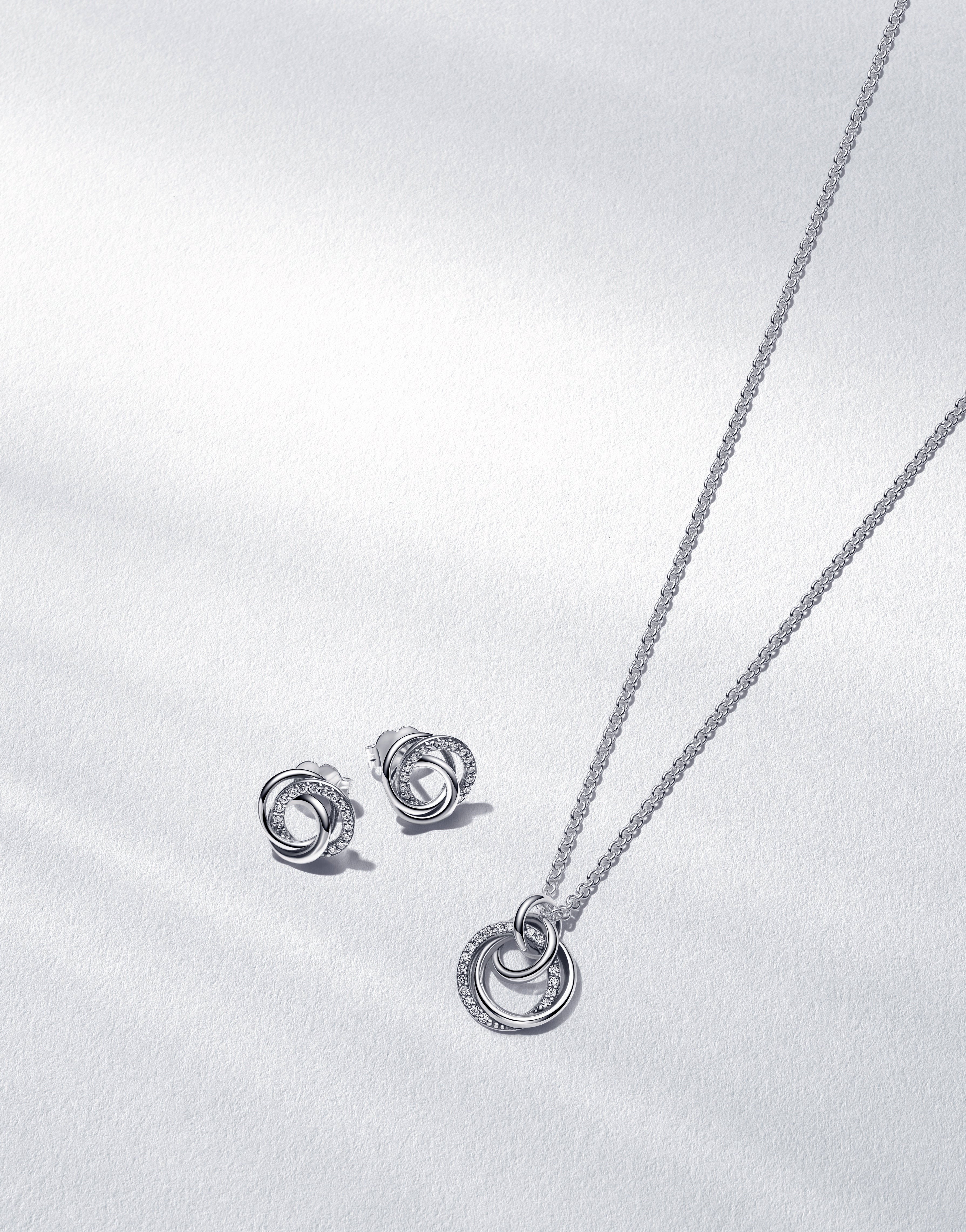 Encircled Family Love Necklace & Earring Gift Set
