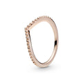 Beaded Wishbone Ring