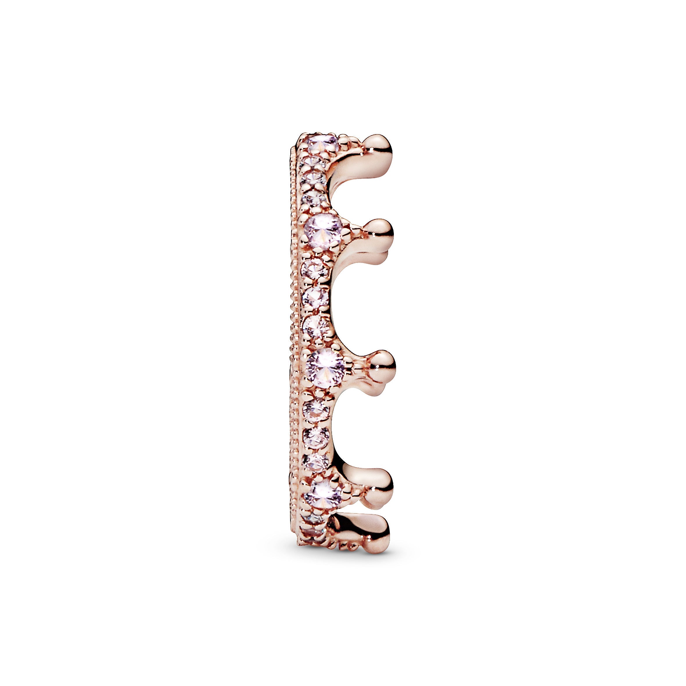 Pink Sparkling Crown Ring