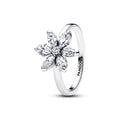 Herbarium Sparkling Flower Cocktail Ring