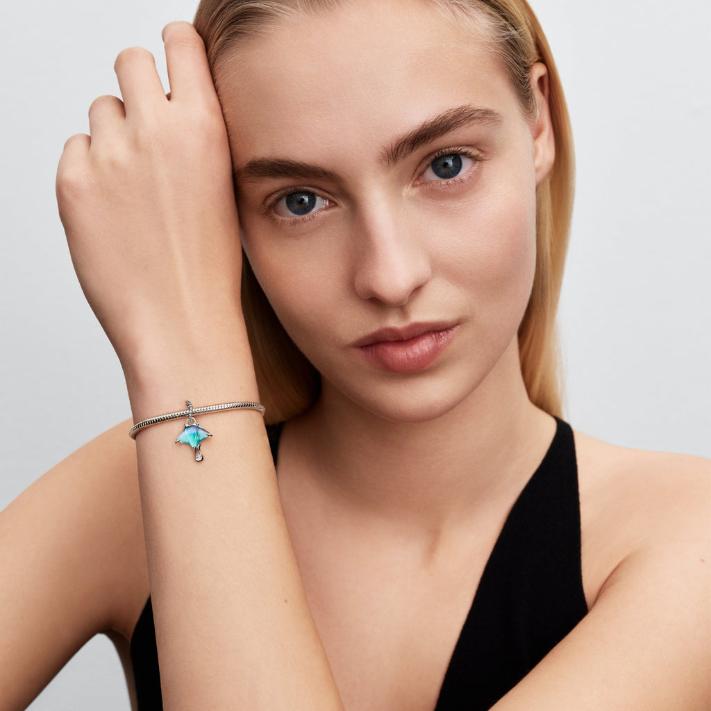 Manta Ray Dangle Charm
