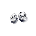 Rippled Small Hoop Earrings