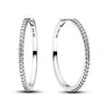Sparkling Hoop Earrings