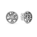 Sparkling Family Tree Stud Earrings