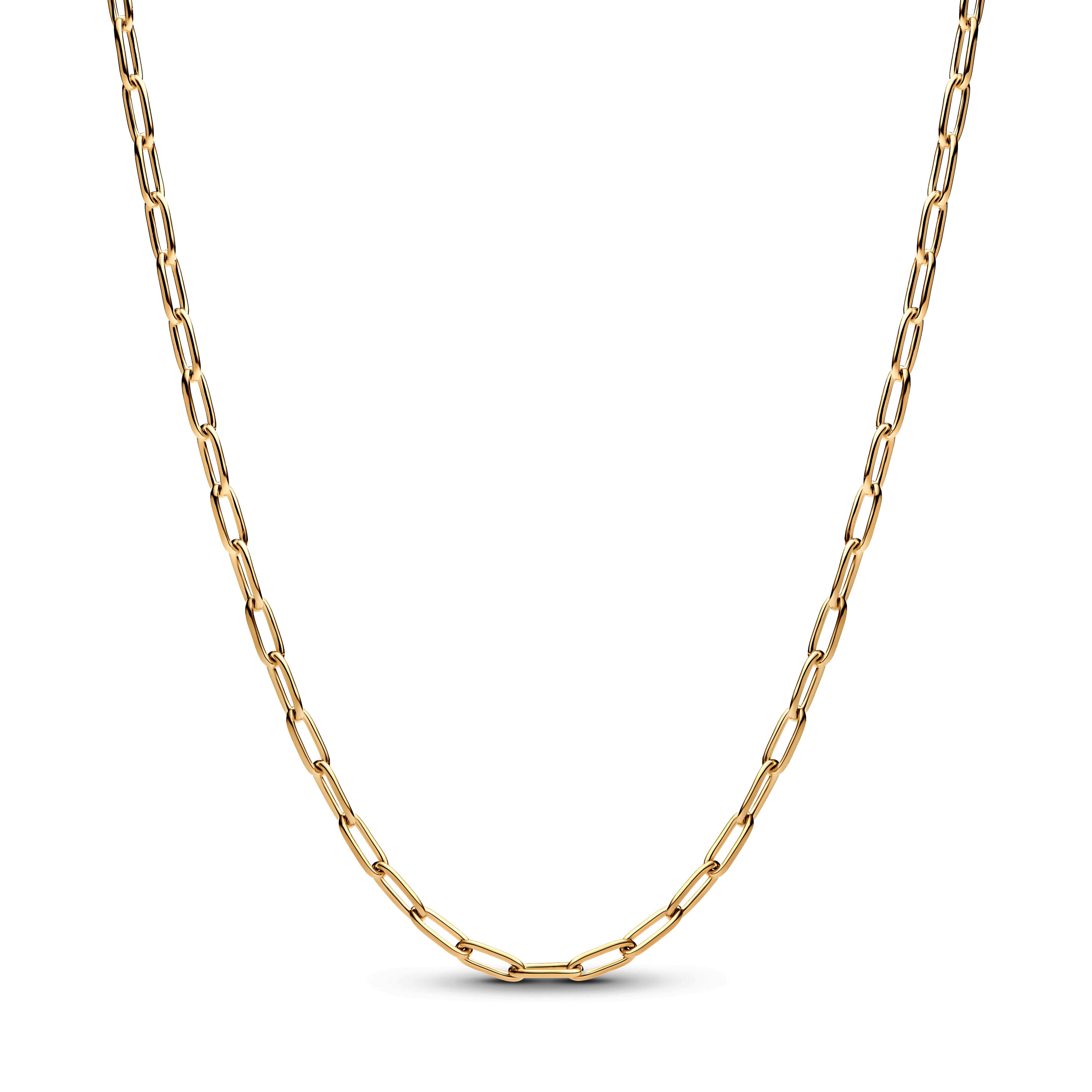 Elongated Link Chain Necklace