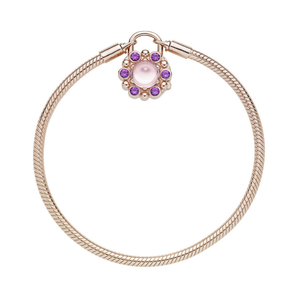 Moments Heraldic Radiance Padlock Clasp Bracelet