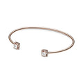 Square Sparkle Open Bangle