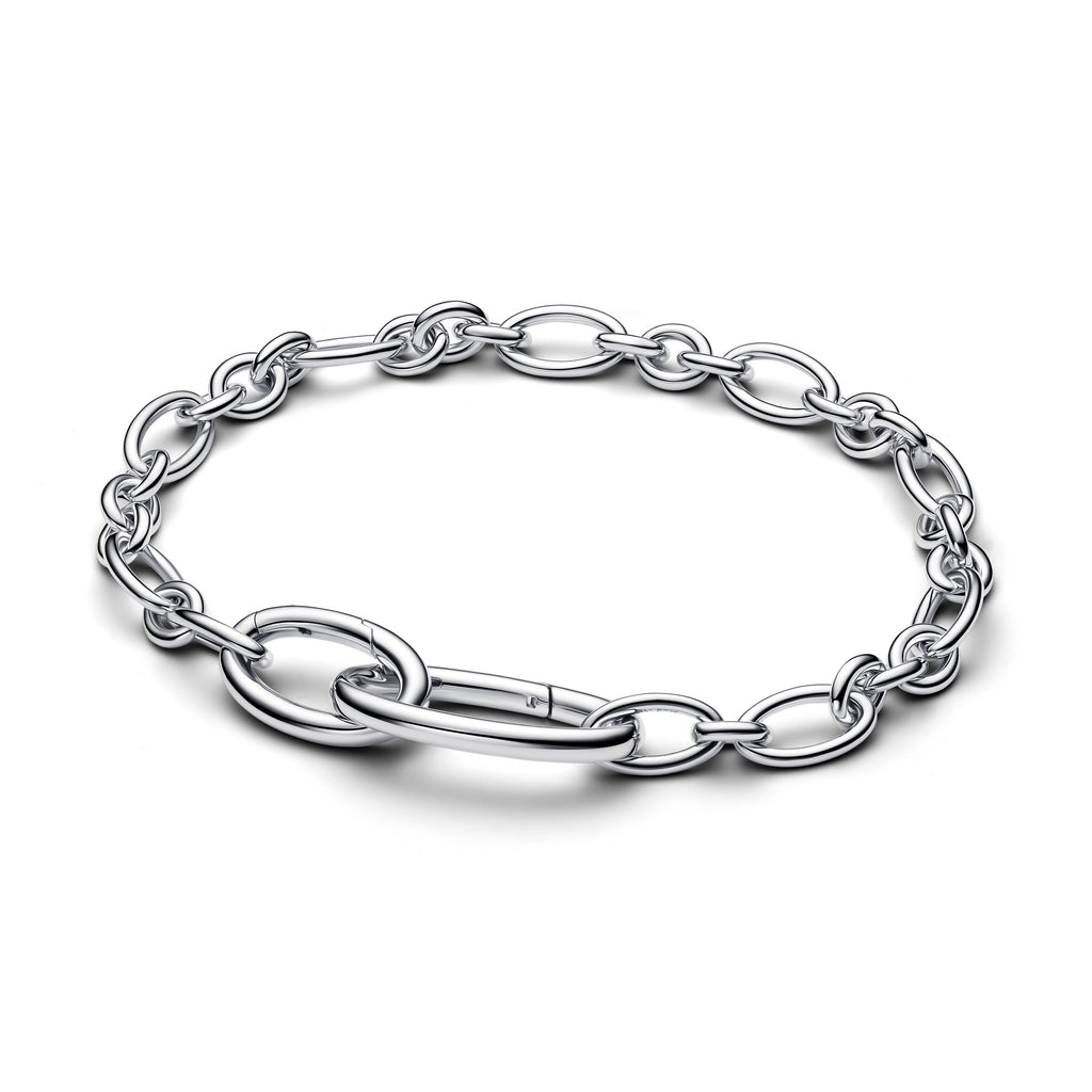 Openable Oval Link Chain Bracelet