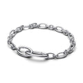 Openable Oval Link Chain Bracelet