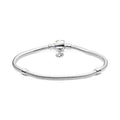 Pandora Moments Daisy Flower Clasp Snake Chain Bracelet