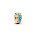 Aqua Blue Clip Charm
