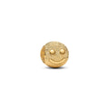 Textured Happy Face Mini Charm