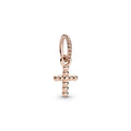 Beaded Cross Dangle Charm
