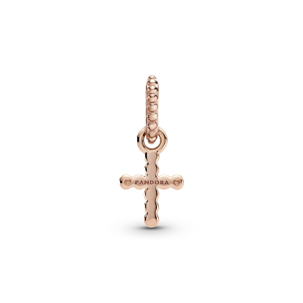 Beaded Cross Dangle Charm