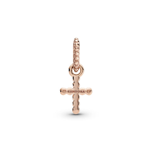 Beaded Cross Dangle Charm