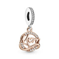 Two-tone Mum Dangle Charm