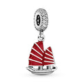 Chinese Junk Ship Dangle Charm
