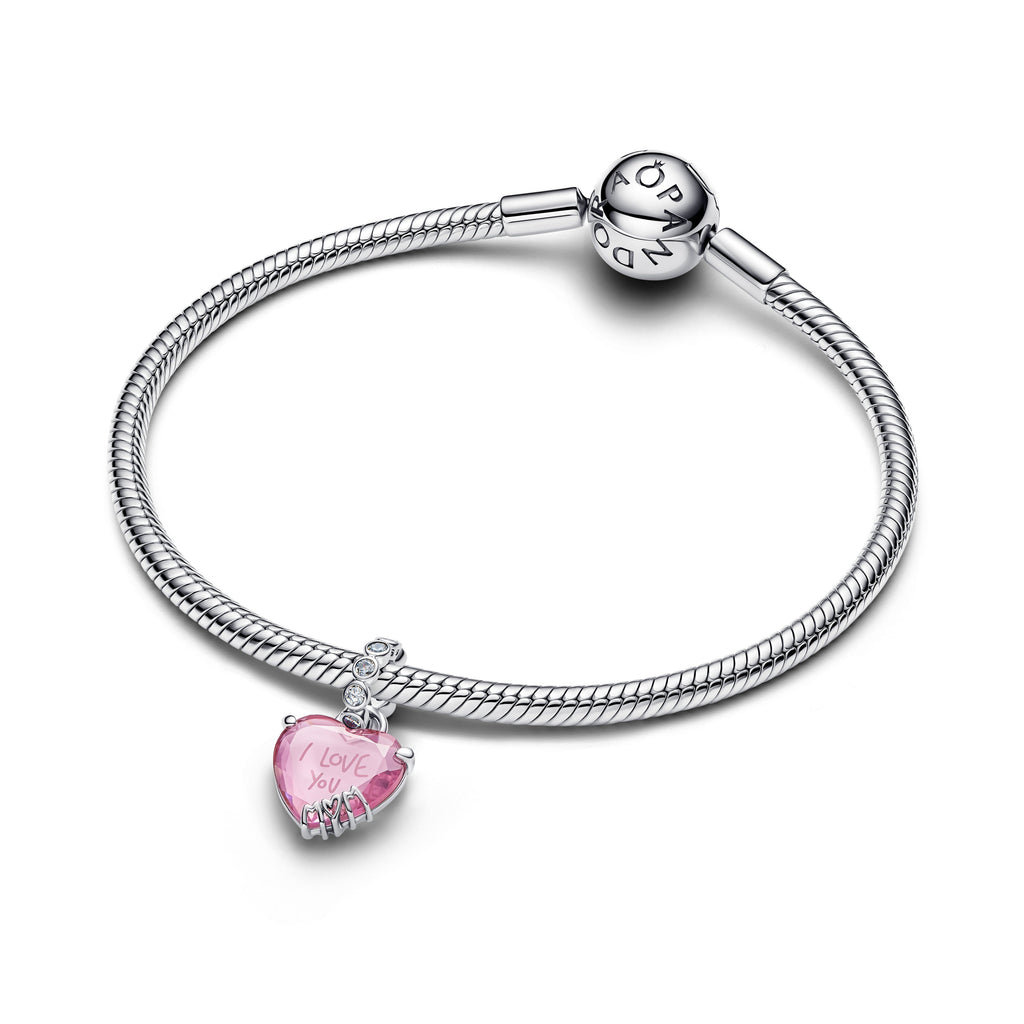 I Love You Mom Dangle Charm